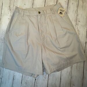 Vintage REI 'Mountain' High Waisted Pleated Hiking Shorts Womens Size 10 NWT